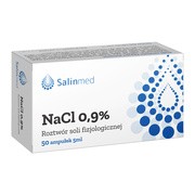 Salinmed NaCl 0,9%, roztwór soli fizjologicznej, 5 ml x 50 ampułek