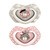 Canpol Babies, smoczek silikonowy, symetryczny, Bonjour Paris, 0-6 m, pink, 2 szt.