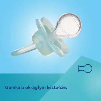 Canpol Babies Love&Sea, smoczek uspokajający, silikonowy okrągły, 6-18 m, 1 szt.