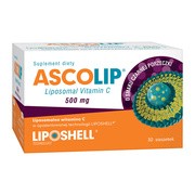 alt Ascolip Liposomalna witamina C 500 mg, smak czarna porzeczka, saszetki, 30 szt.