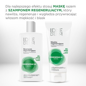 Idee Derm, maska regenerujące do włosów przesuszonych, 200 ml