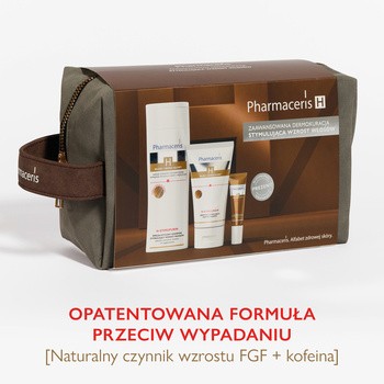 Zestaw Pharmaceris H, kuracja stymulująca wzrost włosów, szampon, 250 ml + odżywka, 150 ml + peeling enzymatyczny do skóry głowy, 10 ml