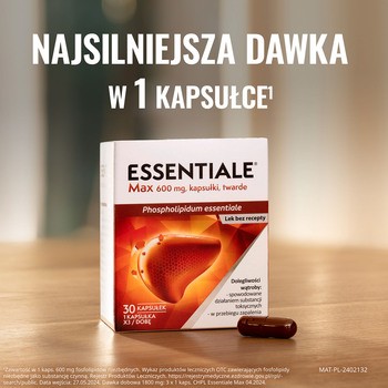 Zestaw 3x Essentiale Max, 600 mg, kapsułki, 30 szt.