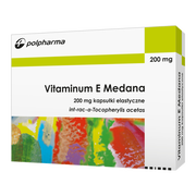 Vitaminum E Medana, 200 mg, kapsułki elastyczne, 20 szt.