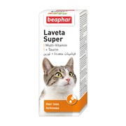 alt Beaphar Laveta Super Cat, preparat przeciw nadmiernemu wypadaniu sierści u kotów, płyn, 50 ml