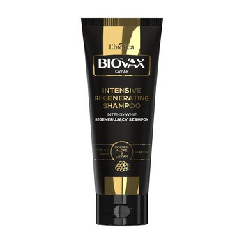 Biovax Glamour Caviar, Złote Algi & Kawior, szampon intensywnie regenerujący, 200 ml