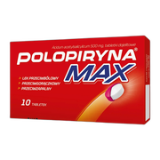 Polopiryna Max, 500 mg, tabletki dojelitowe, 10 szt.