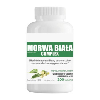 Morwa Biała Complex, tabletki, 200 szt.