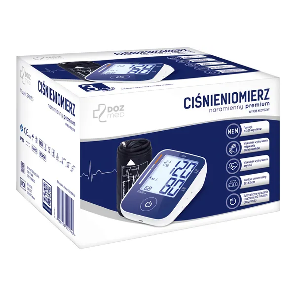 Ciśnieniomierz Premium naramienny 1 szt. [DOZ Med] - DOZ Med
