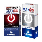 alt Zestaw Maxon Tadalafil 10 mg + Sildenafil 25 mg, tabletki