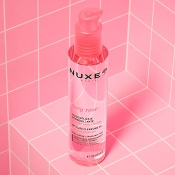 Nuxe Very Rose, delikatny olejek do demakijażu, 150 ml