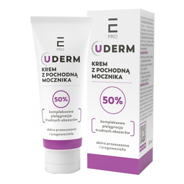 Enilome Enilome Pro Uderm, krem z pochodną mocznika 50%, 50 ml — Składniki i ocena