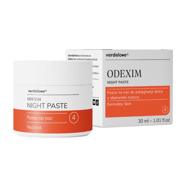 Odexim Odexim Night Paste, pasta na noc do skóry z nużycą, 30 ml — Inhaltsstoffe und Bewertung