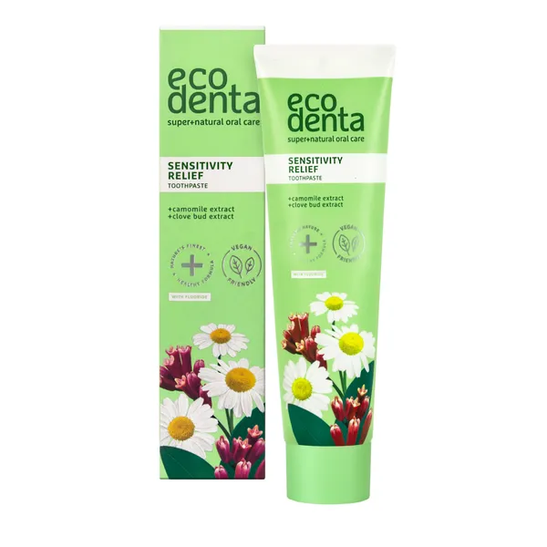 Pasta do zębów wrażliwych z ekstraktem z rumianku i goździka 100ml [Ecodenta] - Ecodenta