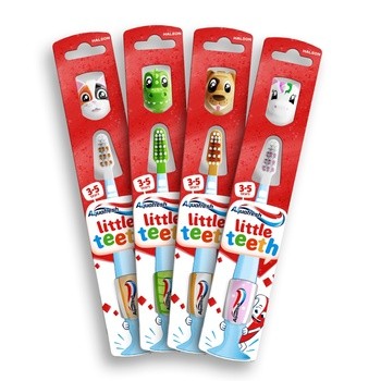 Aquafresh Little Teeth, szczoteczka do zębów od 3 do 5 lat, 1 szt.