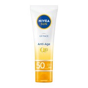 alt Nivea Sun UV Face Anti-Age Q10, krem przeciwzmarszczkowy, SPF 50, 50 ml