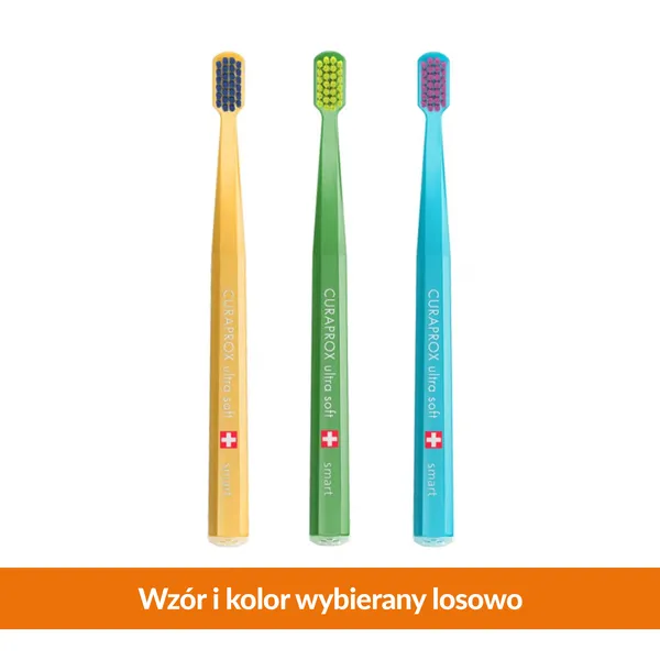 Зубная щётка Curaprox CS Smart 7600 Ultra Soft, ультрамягкая, от 5 лет, 3 шт