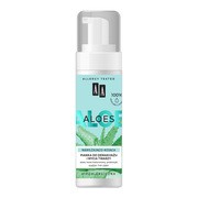 AA Aloes, 100% Aloe Vera Extract, pianka do demakijażu i mycia twarzy nawilżająco-kojąca,150 ml https://azcdn.doz.pl/image/d/product/0217080b-scale-180x180.png