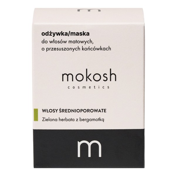 Mokosh Mokosh, odżywka/maska do włosów matowych, o przesuszonych końcówkach, zielona herbata z bergamotką, 180 ml — Inhaltsstoffe und Bewertung