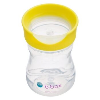 B.BOX, pokrywka do kubka treningowego, cytrynowa, 1 szt.