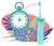 Zestaw Vitammy, szczoteczka soniczna Dino + zegarek Smart Kid Watch