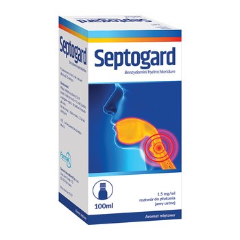 Septogard, 1,5 mg/ml, roztwór do płukania jamy ustnej, 100 ml