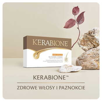 Kerabione, dla włosów, paznokci, skóry, kapsułki, 60 szt.