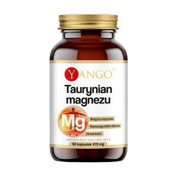 Taurynian magnezu, kapsułki, 60 szt.