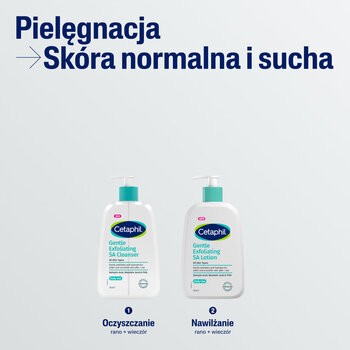 Cetaphil Gentle Exfoliating SA, łagodny balsam złuszczający do twarzy i ciała, 236 ml