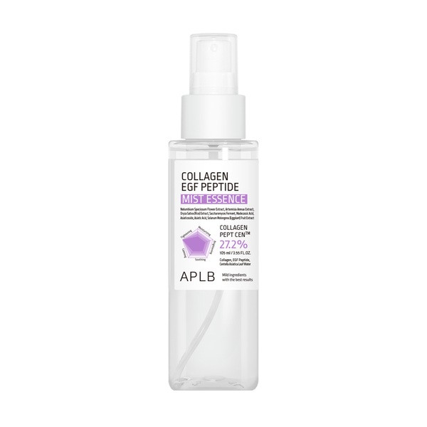 APLB APLB Collagen EGF Peptide Mist Essence, mgiełka-esencja do twarzy z kolagenem i peptydami EGF, 105 ml — Składniki i ocena