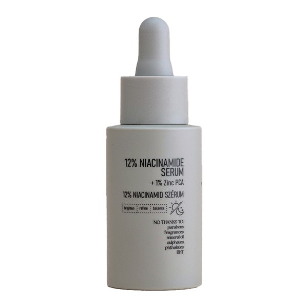 Nerds. Nerds. 12% Niacinamide + 1% Zinc PCA, serum z niacynamidem i cynkiem PCA, 30 ml — Składniki i ocena