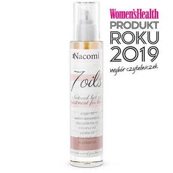 Nacomi, maska do olejowania włosów, 7 olei, 100 ml