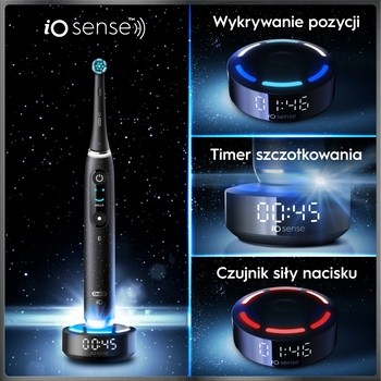 Oral-B iO 10, szczoteczka elektryczna, Cosmic Black, 1 szt.
