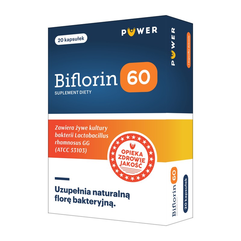 Biflorin LGG 60, kapsułki twarde, 20 szt.