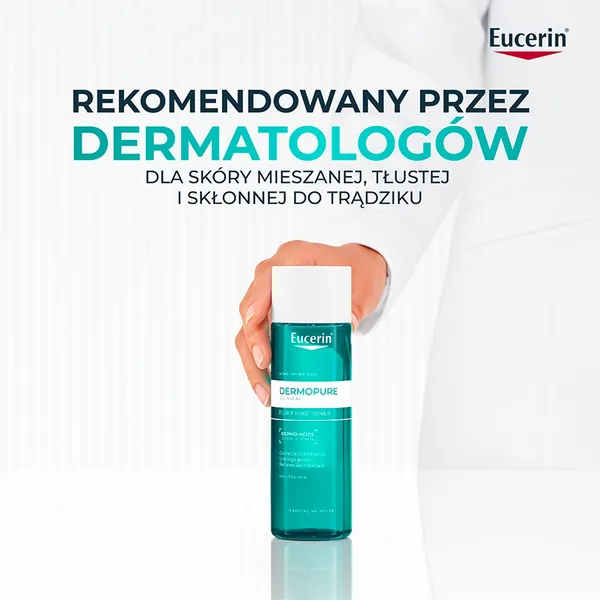 Очищающий тоник для лица Eucerin DermoPure Clinical, для жирной кожи, склонной к акне, 200 мл — фото 4