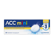 ACC mini, 100 mg, tabletki musujące, 20 szt.