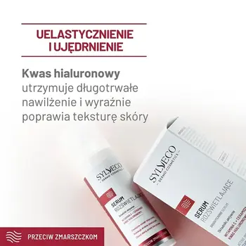 Sylveco Dermo Przeciw zmarszczkom, serum rozświetlające do twarzy, 30 ml