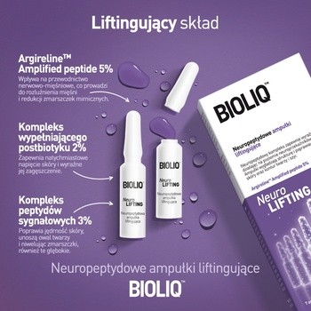 Bioliq Pro, neuropeptydowe ampułki liftingujące, 7 x 1,5 ml