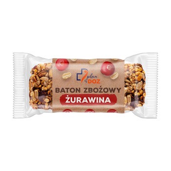 Plan by DOZ, Baton zbożowy, żurawina, 40 g