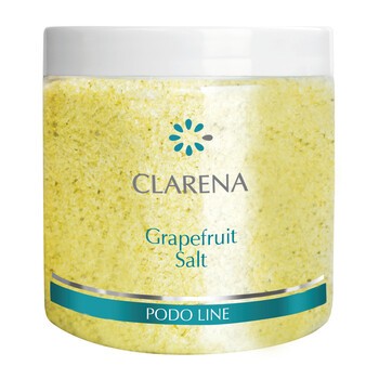 Clarena Podo Line Grapefruit Salt, sól do kąpieli stóp, grejpfrutowa, 250 g