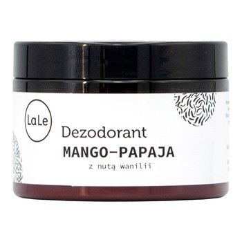 LaLe, dezodorant w kremie, mango-papaya z nutą wanilii, 150 ml