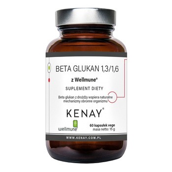 KENAY Beta glukan 1,3/1,6 z Wellmune, kapsułki, 60 szt.