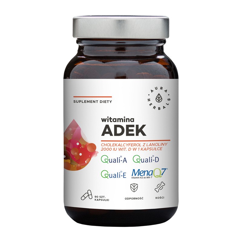 Vitamine ADEK En Gouttes Aura Herbals - 50 Ml, Complément Familial Neuf