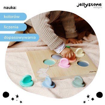 Jellystone Designs, balonowy sorter, pastelowy, 1 szt.