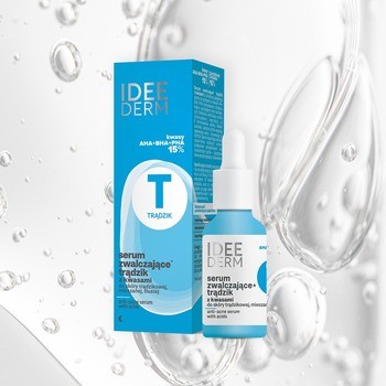 Idee Derm, serum zwalczające trądzik z kwasami, 30 ml
