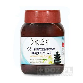Bingo sól, siarczanowo-magnezowa do kąpieli mineralnych i okładów, 1250g