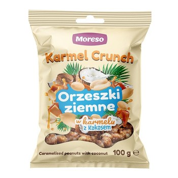 Moreso, orzeszki ziemne w karmelu z kokosem, 100 g
