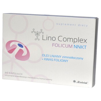 LINOcomplex Folicum NNKT, kapsułki elastyczne, 60 szt
