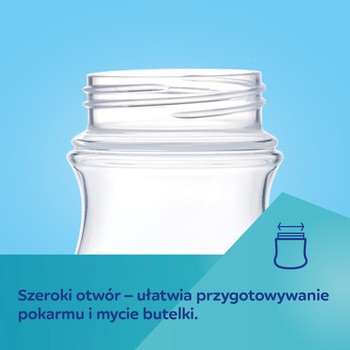 Canpol babies Easy Start Royal Baby, butelka szeroka, antykolkowa, niebieska, 120 ml, 1 szt.