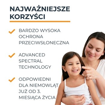 Eucerin Sensitive Protect Sun Kids SPF50+, spray ochronny, 200 ml